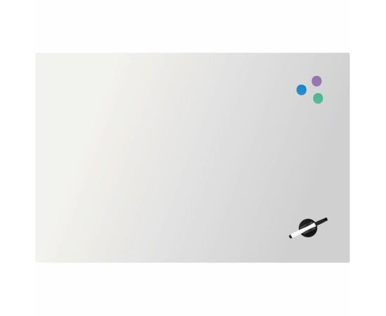 Офисная доска Axent стеклянная магнитно-маркерная 60х90 см, белая (9615-21-А)