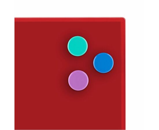 Офисная доска Axent стеклянная магнитно-маркерная 90x120 см, красная (9616-06-А), изображение 2 Офисная доска Axent стеклянная магнитно-маркерная 90x120 см, красная (9616-06-А), изображение 2