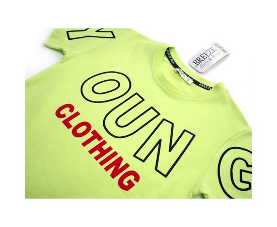 Футболка детская Breeze "YOUNG CLOTHING" (15159-128B-green), изображение 3 Футболка детская Breeze "YOUNG CLOTHING" (15159-128B-green), изображение 3