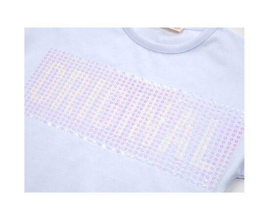 Футболка дитяча Smile з паєтками (3126-134G-white), зображення 3 Футболка дитяча Smile з паєтками (3126-134G-white), зображення 3