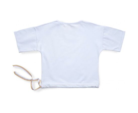 Футболка детская Smile с пайеткой (3126-122G-white), изображение 2 Футболка детская Smile с пайеткой (3126-122G-white), изображение 2