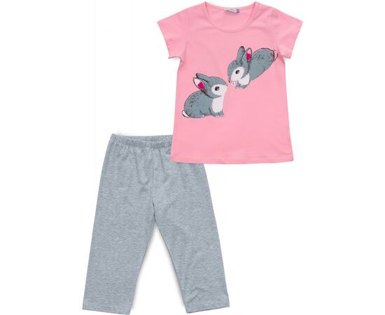 Пижама Matilda с зайчиками (12310-4-152G-pink)