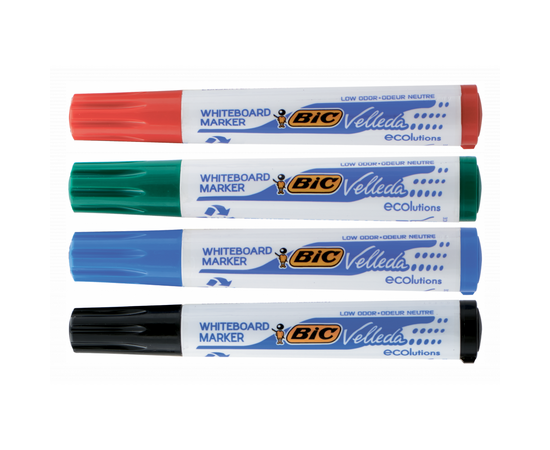 Маркер Bic Набір для сухостираємих дощок Velleda Ecolutions на спиртові (bc904941)