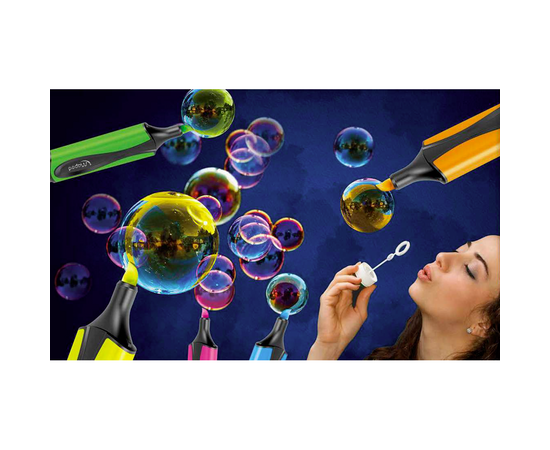 Набор маркеров Maped набор Fluo Peps Ultra Soft 1-5 мм 4 шт Цветные (MP.746047), изображение 6 Набор маркеров Maped набор Fluo Peps Ultra Soft 1-5 мм 4 шт Цветные (MP.746047), изображение 6