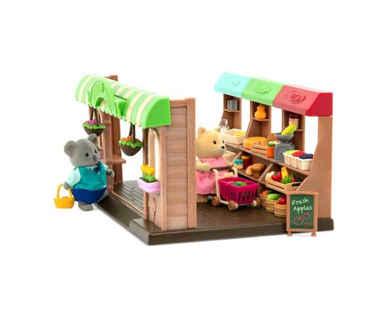 Игровой набор Li'l Woodzeez Фермерский рынок (WZ6630), изображение 4 Игровой набор Li'l Woodzeez Фермерский рынок (WZ6630), изображение 4