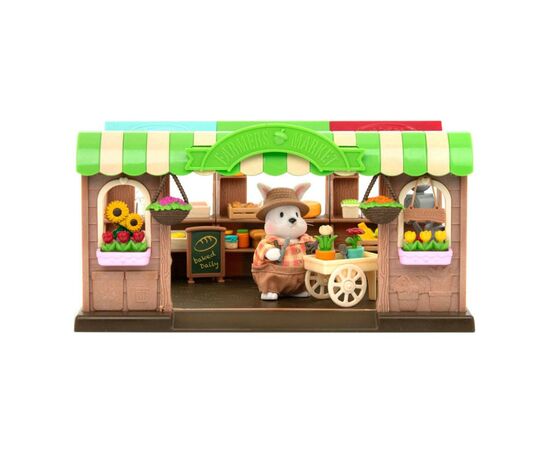 Игровой набор Li'l Woodzeez Фермерский рынок (WZ6630), изображение 5 Игровой набор Li'l Woodzeez Фермерский рынок (WZ6630), изображение 5