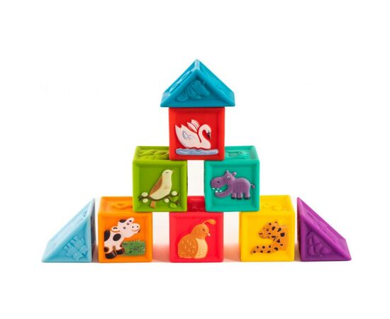 Кубики Baby Team Кубики развивающие (8870), изображение 3 Кубики Baby Team Кубики развивающие (8870), изображение 3