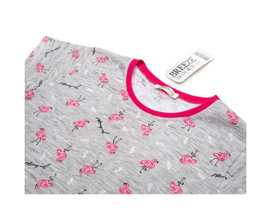 Пижама Breeze с фламинго (15778-146G-gray), изображение 7