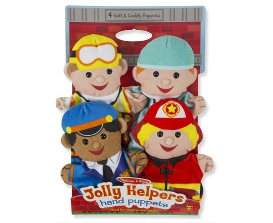 Игровой набор Melissa&Doug Кукольный театр Веселые помощники, 4 штуки (MD9086)