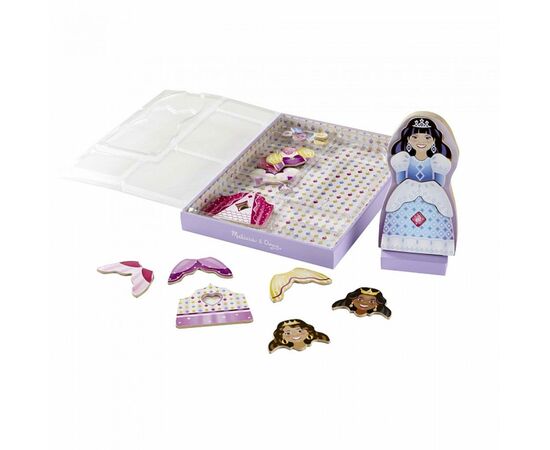 Игровой набор Melissa&Doug Магнитная одевалка Короны и платья (MD9312), изображение 3 Игровой набор Melissa&Doug Магнитная одевалка Короны и платья (MD9312), изображение 3