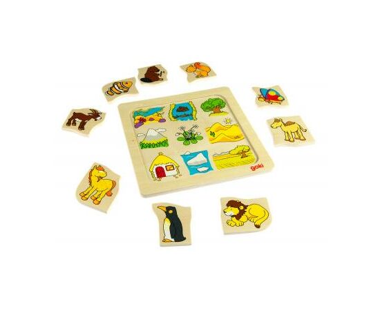 Развивающая игрушка Goki Где я живу (56725), изображение 2 Развивающая игрушка Goki Где я живу (56725), изображение 2