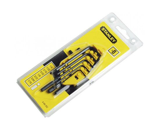 Ключ Stanley ключей шестигранных 8 ед. (0-69-252), изображение 3 Ключ Stanley ключей шестигранных 8 ед. (0-69-252), изображение 3