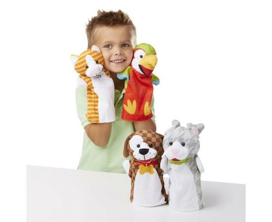 Набор для творчества Melissa&Doug Кукольный театр Домашние животные (MD19084), изображение 6 Набор для творчества Melissa&Doug Кукольный театр Домашние животные (MD19084), изображение 6