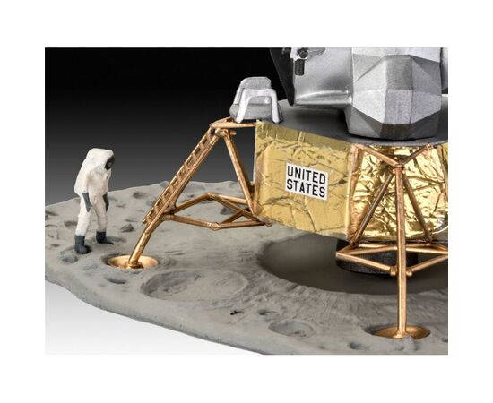 Сборная модель Revell Модули Колумбия и Орел миссии Аполлон 11 уровень 3, 1:96 (RVL-03700), изображение 7 Сборная модель Revell Модули Колумбия и Орел миссии Аполлон 11 уровень 3, 1:96 (RVL-03700), изображение 7