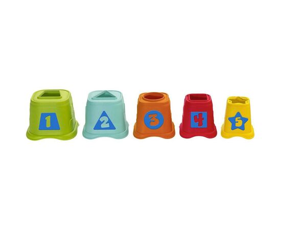 Развивающая игрушка Chicco Пирамидка Stacking Cups 2в1 (09373.00), изображение 4 Развивающая игрушка Chicco Пирамидка Stacking Cups 2в1 (09373.00), изображение 4