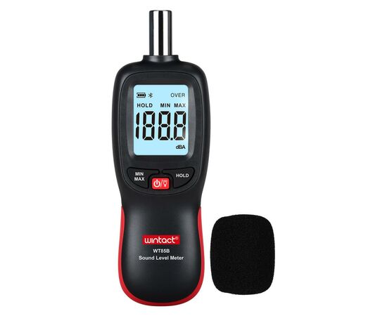 Измеритель уровня шума Wintact Bluetooth 30-130 дБ (WT85B), изображение 4 Измеритель уровня шума Wintact Bluetooth 30-130 дБ (WT85B), изображение 4