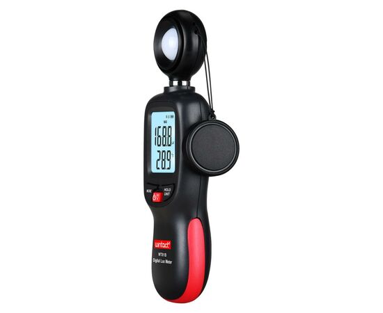 Измеритель освещенности Wintact цифровой + термометр, Bluetooth 200000 Lux (WT81B), изображение 4 Измеритель освещенности Wintact цифровой + термометр, Bluetooth 200000 Lux (WT81B), изображение 4