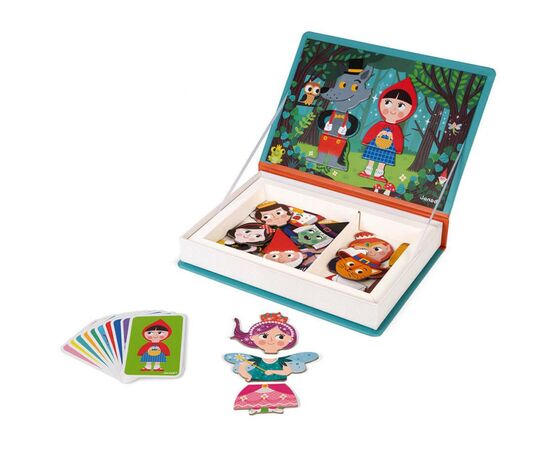 Розвиваюча іграшка Janod Магнитна книга Казки (J02588), зображення 4 Розвиваюча іграшка Janod Магнитна книга Казки (J02588), зображення 4