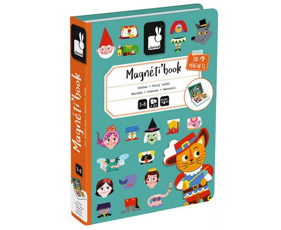 Розвиваюча іграшка Janod Магнитна книга Казки (J02588)