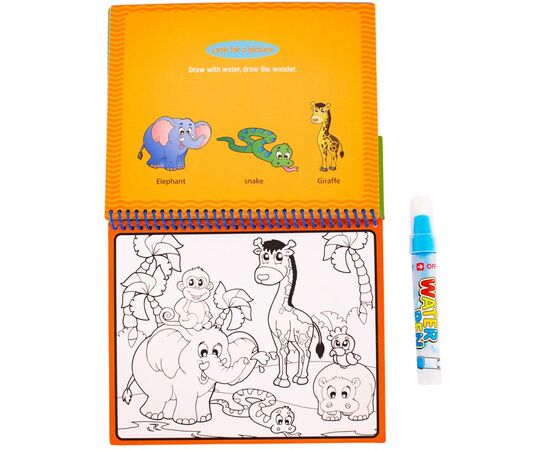 Развивающая игрушка Baby Team Книжечка-раскраска водная Зоопарк (9030_зоопарк), изображение 3 Развивающая игрушка Baby Team Книжечка-раскраска водная Зоопарк (9030_зоопарк), изображение 3