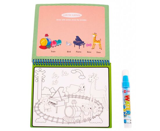 Розвиваюча іграшка Baby Team Книжечка-розмальовка водна Машинка (9030_машинка), зображення 6 Розвиваюча іграшка Baby Team Книжечка-розмальовка водна Машинка (9030_машинка), зображення 6