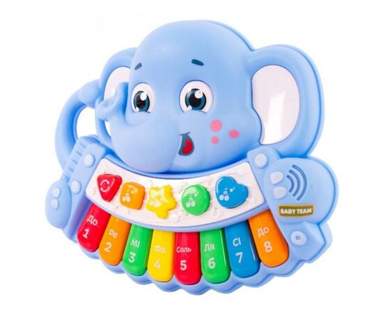 Розвиваюча іграшка Baby Team Піаніно музичний Слоник (8630)
