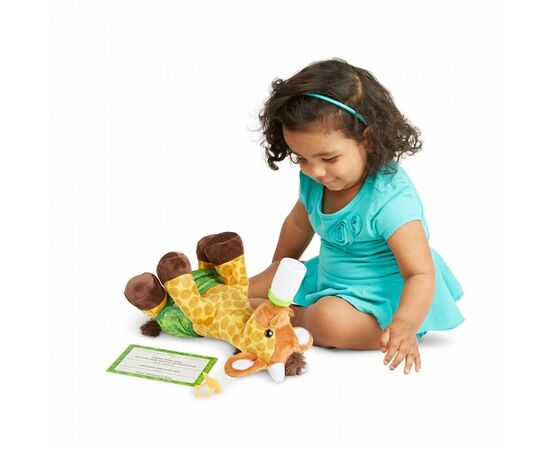 Мягкая игрушка Melissa&Doug Плюшевый малыш-жираф (MD30452), изображение 6 Мягкая игрушка Melissa&Doug Плюшевый малыш-жираф (MD30452), изображение 6