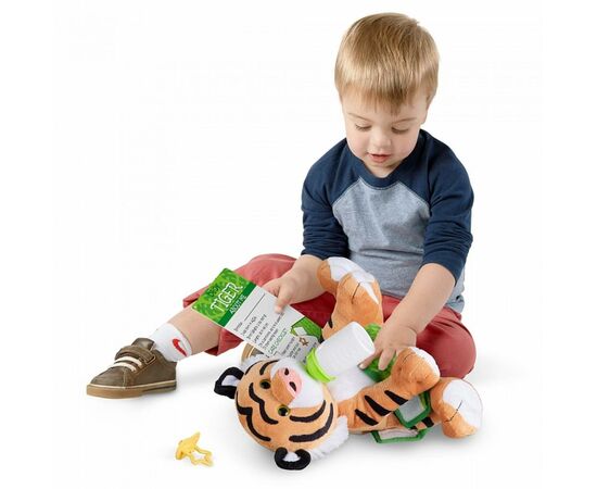 Мягкая игрушка Melissa&Doug Плюшевый малыш-тигренок (MD30450), изображение 5 Мягкая игрушка Melissa&Doug Плюшевый малыш-тигренок (MD30450), изображение 5