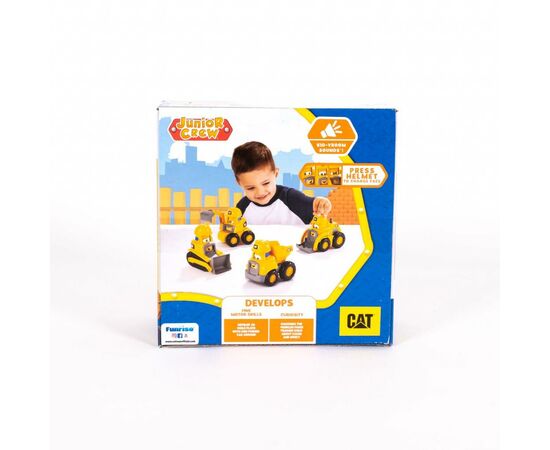 Спецтехника Funrise Веселые строители САТ Бульдозер, 14 см (82447), изображение 6 Спецтехника Funrise Веселые строители САТ Бульдозер, 14 см (82447), изображение 6