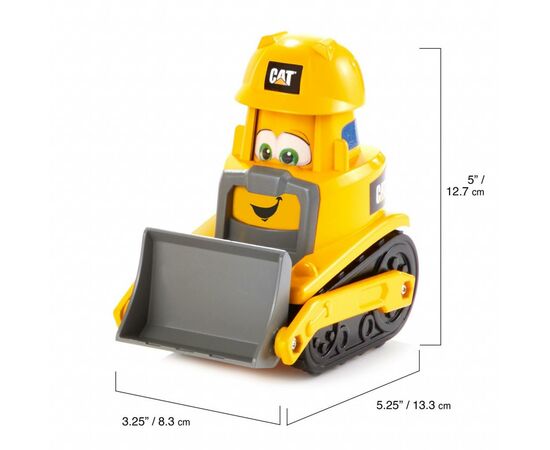 Спецтехника Funrise Веселые строители САТ Бульдозер, 14 см (82447), изображение 7 Спецтехника Funrise Веселые строители САТ Бульдозер, 14 см (82447), изображение 7