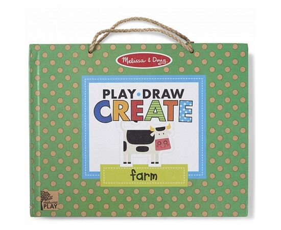 Розвиваюча іграшка Melissa&Doug Магнітний набір-планшет Ферма (MD31325)