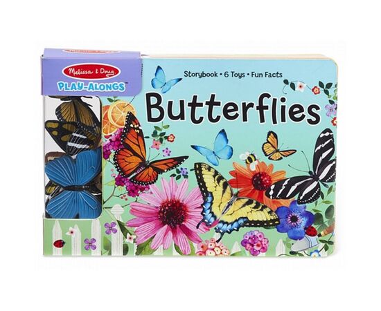 Розвиваюча іграшка Melissa&Doug книга з фігурками метеликів (MD31281)