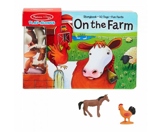 Развивающая игрушка Melissa&Doug книга с фигурками сельскохозяйственных животных (MD31285), изображение 2 Развивающая игрушка Melissa&Doug книга с фигурками сельскохозяйственных животных (MD31285), изображение 2