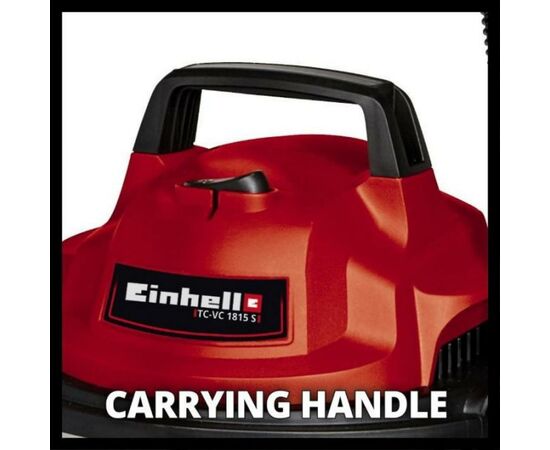 Пылесос строительный Einhell TC-VC 1815 S (2342390), изображение 7 Пылесос строительный Einhell TC-VC 1815 S (2342390), изображение 7
