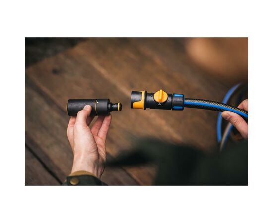 Коннектор для шланга Fiskars Watering 13-15 мм c автостопом LB30 (1027086), изображение 2 Коннектор для шланга Fiskars Watering 13-15 мм c автостопом LB30 (1027086), изображение 2