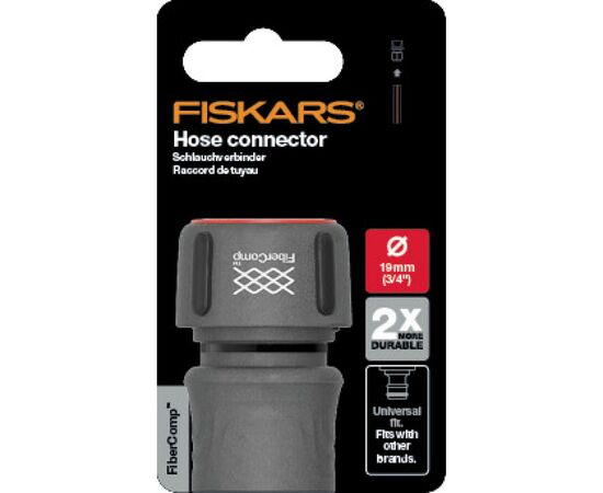 Коннектор для шланга Fiskars Watering FiberComp G1 (33,3mm) (1054787), изображение 6