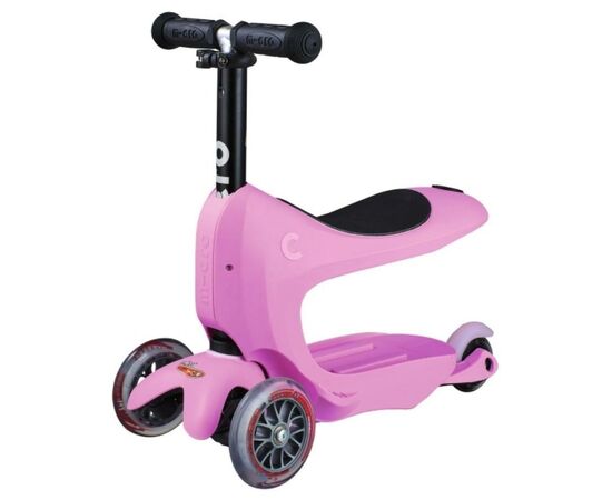 Самокат Micro Mini 2go Deluxe Pink Plus (MMD033), изображение 3 Самокат Micro Mini 2go Deluxe Pink Plus (MMD033), изображение 3