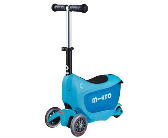 Самокат Micro Mini 2go Deluxe Blue Plus (MMD034), изображение 4 Самокат Micro Mini 2go Deluxe Blue Plus (MMD034), изображение 4