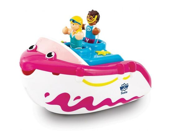 Игрушка для ванной Wow Toys Скоростная лодка Сьюзи (10690), изображение 2 Игрушка для ванной Wow Toys Скоростная лодка Сьюзи (10690), изображение 2
