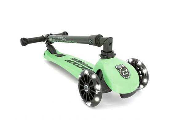 Самокат Scoot&Ride Highwaykick-3 со светящимися колесами киви (SR-96359), изображение 2 Самокат Scoot&Ride Highwaykick-3 со светящимися колесами киви (SR-96359), изображение 2