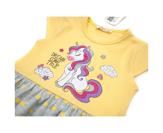 Платье Breeze с единорогом (15133-104G-yellow), изображение 3