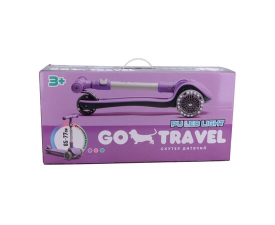 Самокат GO Travel складной Лиловый (LS308PP), изображение 5 Самокат GO Travel складной Лиловый (LS308PP), изображение 5