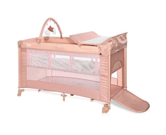 Детский манеж Bertoni/Lorelli TORINO 2L+ misty rose, изображение 3 Детский манеж Bertoni/Lorelli TORINO 2L+ misty rose, изображение 3