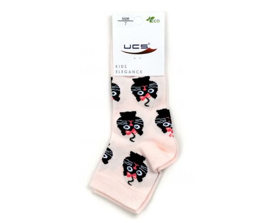 Носки UCS Socks с котиками (M0C0101-2115-1G-pink), изображение 2 Носки UCS Socks с котиками (M0C0101-2115-1G-pink), изображение 2