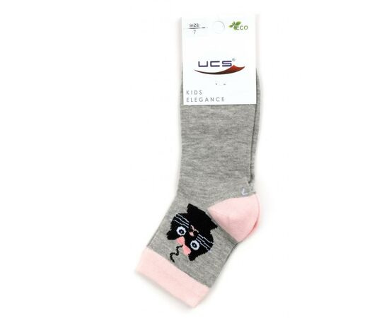 Носки UCS Socks с котиками (M0C0101-2115-5G-gray), изображение 2 Носки UCS Socks с котиками (M0C0101-2115-5G-gray), изображение 2