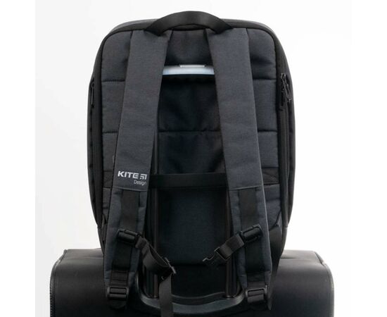 Рюкзак школьный Kite City Темно-серый (K21-2514M-1), изображение 2 Рюкзак школьный Kite City Темно-серый (K21-2514M-1), изображение 2
