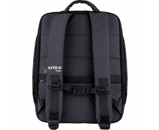 Рюкзак школьный Kite City Темно-серый (K21-2514M-1), изображение 4 Рюкзак школьный Kite City Темно-серый (K21-2514M-1), изображение 4