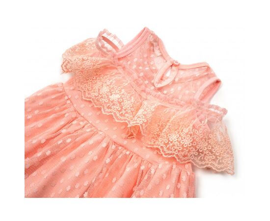 Платье Breeze с кружевом (14316-98G-peach), изображение 4 Платье Breeze с кружевом (14316-98G-peach), изображение 4