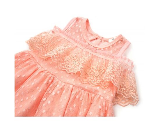 Платье Breeze с кружевом (14316-92G-peach), изображение 3 Платье Breeze с кружевом (14316-92G-peach), изображение 3