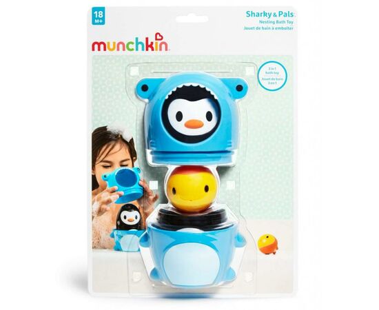 Игрушка для ванной Munchkin Акула и друзья (051847), изображение 5 Игрушка для ванной Munchkin Акула и друзья (051847), изображение 5